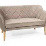 Szuper akció Karo 2 Velvet kanapé bükk láb/ sötét bézs (Bluvel 40)