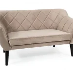 Legjobb ár Karo 2 Velvet kanapé venge láb/ sötét bézs (Bluvel 40)