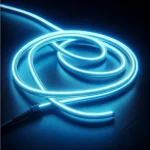 Gyors szállítás LED szalag neon flex jég kék, 5m, IP65,12V DC, 6W/fm, 300lm/m, 120LED/m, SMD2835