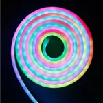 LED szalag neon flex RGB szett távirányítóval tápegységgel 5m IP65,12V DC 4,8W/m 300lm/m 120LED/m SMD2835 Utolsó esély