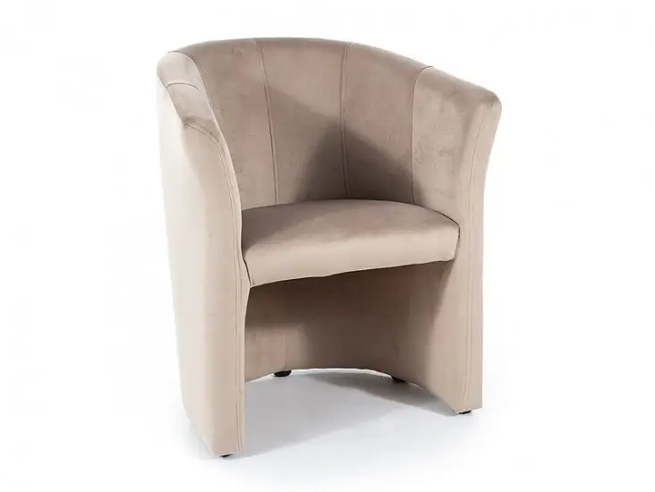 Expressz szállítás TM-1 Velvet fotel venge láb/ sötét bézs (Bluvel 40)