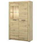 Sapori WN1D1W alacsony vitrin navarra tölgy Outlet