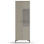 Azonnal elérhető Dominica W1D1W vitrin taupe/ silverjack tölgy
