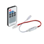 Biztonságos fizetés RF MINI RGB LED VEZETÉK NÉLKÜLI DIMMER 5A TÁVIRÁNYÍTÓVAL