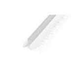 Kedvezményes ár PVC LED profil 33x12 süllyesztett fehér 2m átlátszó fedlap
