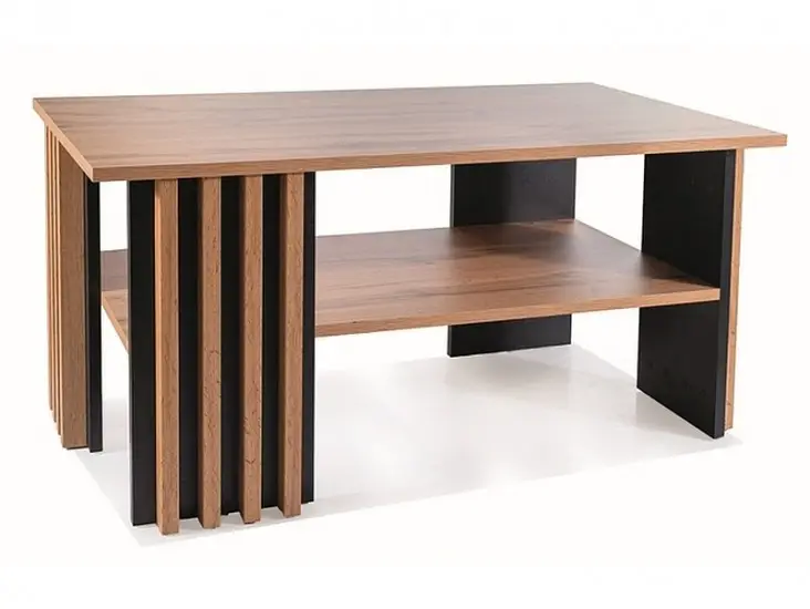 Evita asztalka artisan tölgy/ fekete (100x60) Árcsökkenés