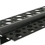 LED PVC profil 33x12 süllyesztett fekete 2m tejes fedlap Utolsó esély