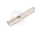 Kedvezményes ár PVC profil led szalaghoz22x12 sarok fehér 2m tejes fedlap