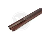 Alacsony ár PVC profil led szalaghoz 22x12 Sarok barna 2m átlátszó