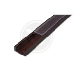 Különleges ajánlat PVC profil led szalaghoz 16x7 barna 2m átlátszó fedél
