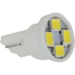 Biztonságos vásárlás Autós led T10 helyzetjelző, index világítás, 4 led, 40 Lumen, 1W, sárga.