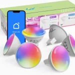 Rendeld meg most LED Bluetooth Mesh MR16, 5W RGB300LM izzó Smart Home Wifi izzó, 6 db-os csomag