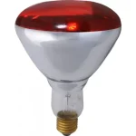 Infra izzó R125 175W E27 vörös Helios Expressz kézbesítés