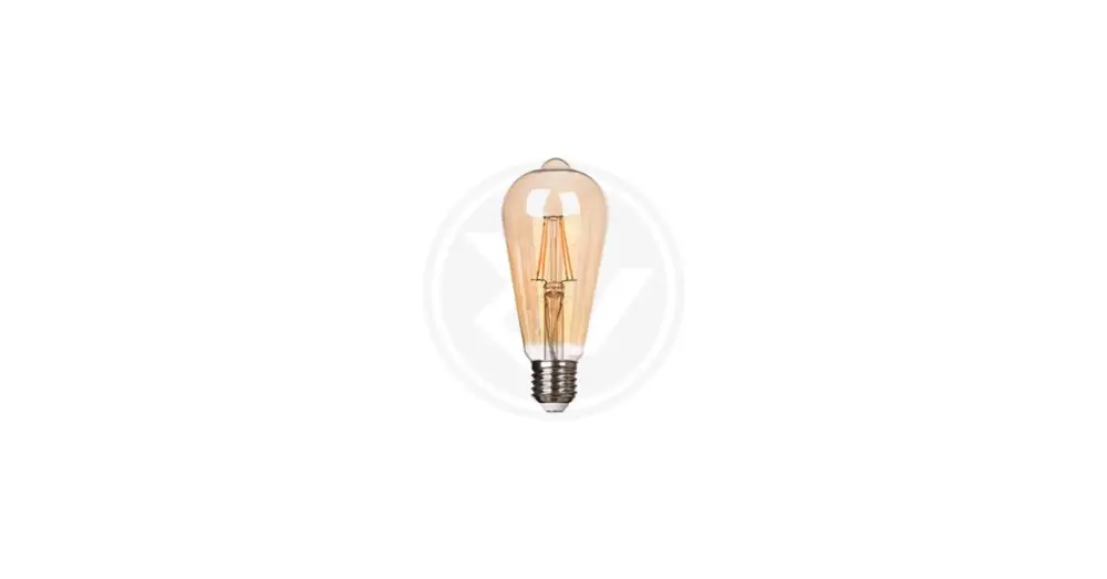 Ajánlat LED izzó E27 Filament Vita ST64 2200K 6W borostyán