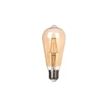 LED izzó E27 Izzószál 3-Dimm ST64 2700K 6W Ambe Végkiárusítás