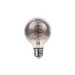 Szuper akció E27 Filament Dimm G80 2200K 4W LED izzó, füstölt