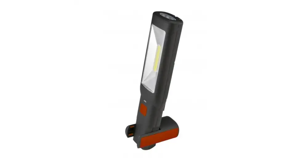 Szezonális akció LED-es újratölthető szerelőlámpa, 3W COB LED + 7 LED WL 3W+7L