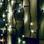 Sorolható fényfüggöny, 204LED, fehér, kültéri KSF 204/WH Outlet