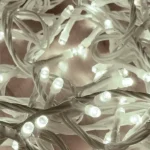 Olcsóbb LED-es izzósor, 10 m / 200 LED, sorolható, hidegfehér DLI 200/WH
