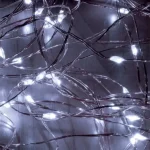 Micro LED-es fényfüzér-köteg,10 füzér / 20 LED, hidegfehér, kültéri kivitel ML 200/WH Akciós ár
