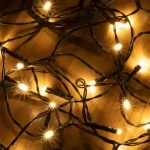 LED-es elemes fényfüzér, 50 LED, melegfehér, időzítős MLC 58/WW Gyors kiszállítás