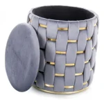 Gyors szállítás Tiara Velvet puff szürke TAP.252