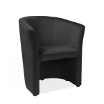 TM-1 Velvet fotel fekete bluvel 19/ wenge Szuper ajánlat