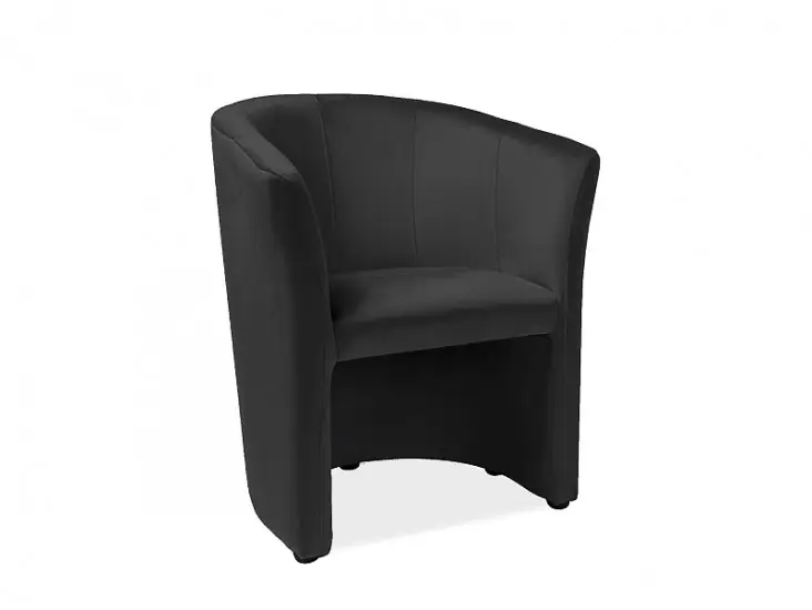 TM-1 Velvet fotel fekete bluvel 19/ wenge Szuper ajánlat
