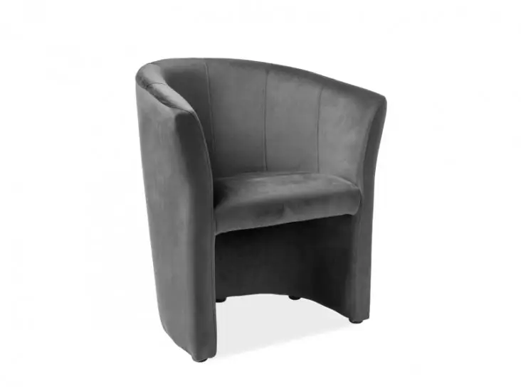 TM-1 Velvet fotel szürke bársony (Bluvel 14) Ajánlat