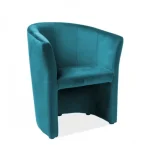 Azonnal elérhető TM-1 Velvet fotel türkiz bársony (Bluvel 85)