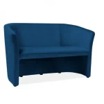 Szezonális akció TM-2 Velvet kanapé wenge/ sötétkék (Bluvel 86)