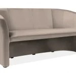 Szezonális akció TM-3 Velvet kanapé wenge/ sötét bézs (Bluvel 40)