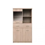Outlet Top Mix W2D1W1S alacsony vitrin sonoma tölgy