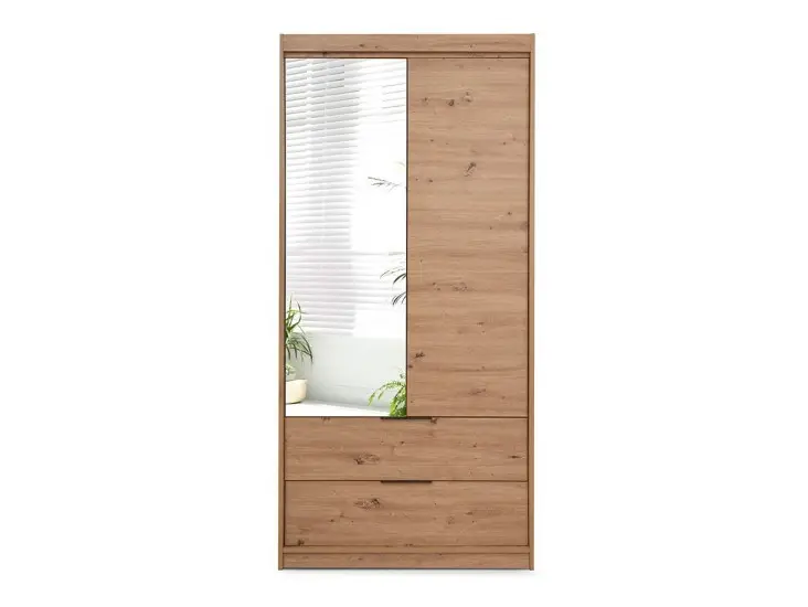 Gardrób XLI/103 tükör/ artisan tölgy Csak ma