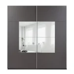 Gardrób XIX/203 tükrös gardrób grafit Outlet