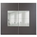 Outlet Gardrób XIX/250 tükrös gardrób grafit