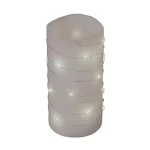Home MLF 26/WH micro LED-es fényfüzér, 2 m / 20 db hidegfehér micro LED, állófényű, átlátszó vezeték, időzíthető, gombelemes, lapos elemtartó, beltéri kivitel MLF 26/WH Ne maradj le