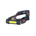 Outlet LED fejlámpa XD-HH130 1W COB + 1W LED akkumulátor