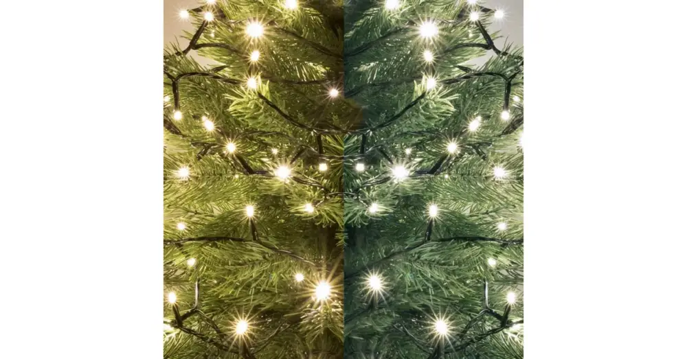 Legkelendőbb Home LED305WWWH LED-es dual color fényfüzér, kül- és beltéri kivitel, 300 db melegfehér/hidegfehér LED, 21 m füzérhossz LED305WWWH