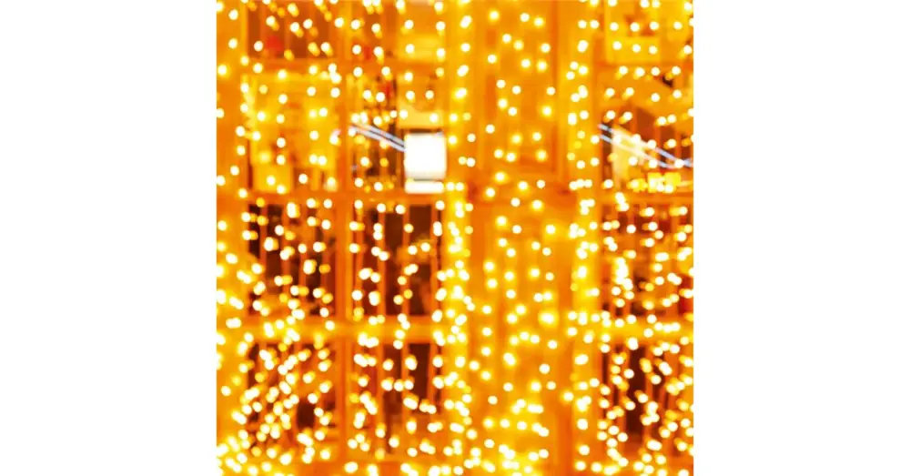 Különleges ajánlat Home KAF200DWW DOT LED-es fényfüggöny, kül- és beltéri kivitel, 200db melegfehér LED, 2m x 2 m, választható ismétlődő időzítés KAF200DWW