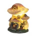 Biztonságos fizetés Home MX648 napelemes kerti lámpa, gombaház, 1 db melegfehér LED, 507 g, műgyanta, 300 mAh akkumulátor MX648