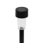 Ajánlat Home MX842 napelemes kerti lámpa, 1 db melegfehér LED, akkumulátor, fekete műanyag, 24db-os szett MX842
