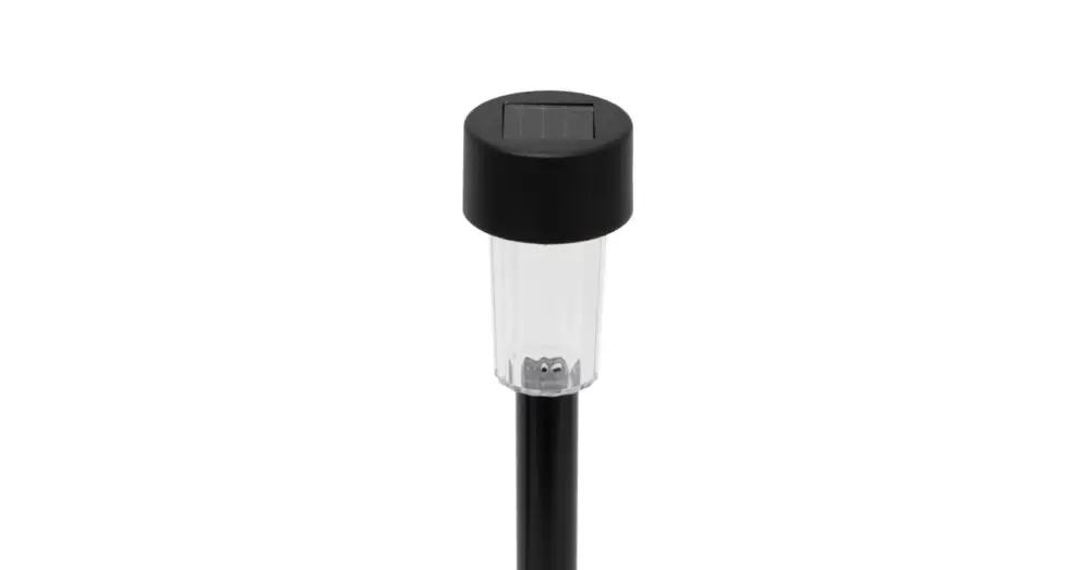 Ajánlat Home MX842 napelemes kerti lámpa, 1 db melegfehér LED, akkumulátor, fekete műanyag, 24db-os szett MX842