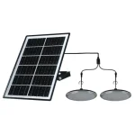 SOLAR LED PENDANT LIGHTS 2X5W IP65, BLACK Kiárusítás