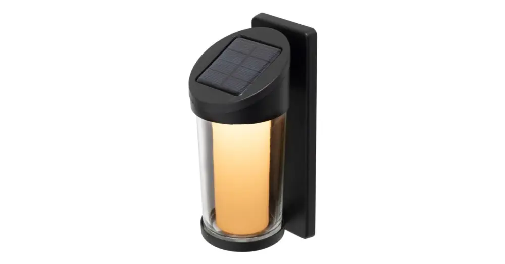 HOME MX653 napelemes falilámpa, 1 db melegfehér SMD LED, beépített akkumulátor, időjárásálló kivitel MX653 Ne maradj le