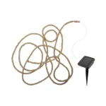 HOME MXROPE napelemes fényfüzér kötélen, 52 db melegfehér LED, 2 üzemmód, 5 méter hosszú, cserélhető akkumulátor MXROPE Legjobb ár