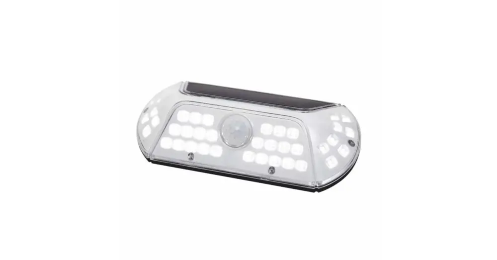 Kedvezményes ár HOME FLP301SOLAR napelemes LED reflektor, 40 db SMD LED, 300 lumen, PIR mozgásérzékelő, IP44, 18650-es akkumulátor FLP301SOLAR