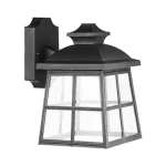 CARL LANTERN DOWN 1XE27 BLACK IP44 Expressz szállítás