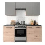 Langen 2 m konyha artisan tölgy-szürke (G60,G60KN,G80,D60Z,D80) munk. nélk. Szezonális akció
