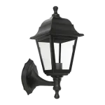 KEVIN LANTERN UPWARD 1XE27 BLACK IP44 Vedd meg online